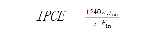 外量子效率是外電路中產(chǎn)生的電子數與總的入射光子數的比值