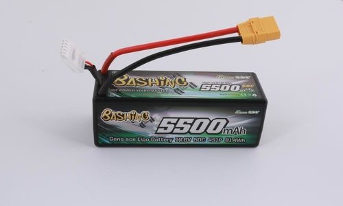 GENSACE BASHING 50C-14.8V-4S1P RC賽車(chē)電池（正面三孔出線(xiàn)）