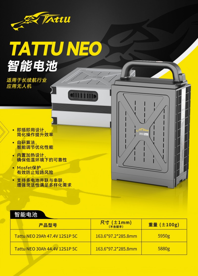 Tattu NEO智能電池